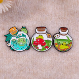 Potion Bottle Frog Pins