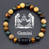 Zodiac Sign Balance & Strength Stone Bracelet