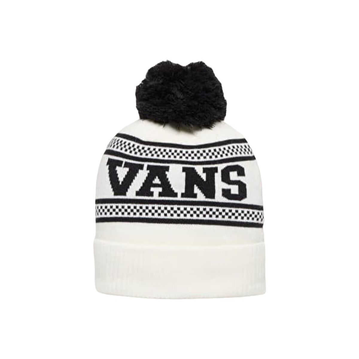 Hat Vans Check Pom Beanie VN000HT1FS81 White