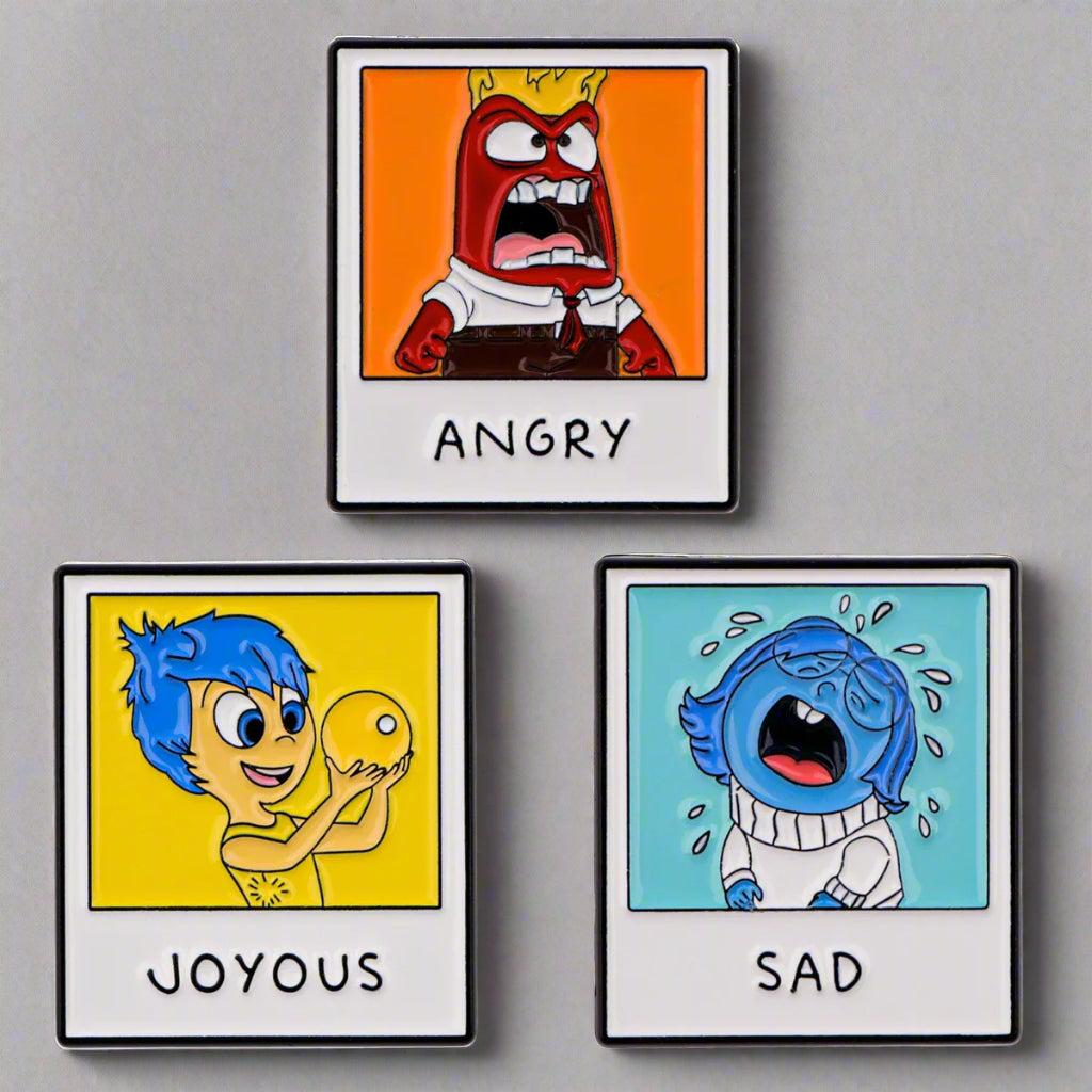 Emotional Brain Mood Pins