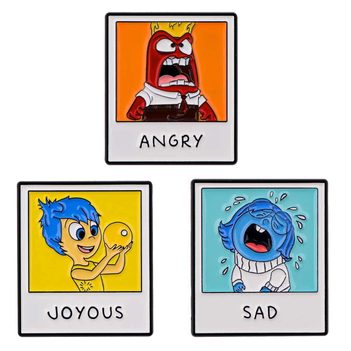 Emotional Brain Mood Pins