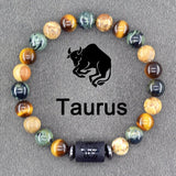 Zodiac Sign Energy Tiger Eye Bracelet