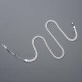 Royal Fashion 925 Sterling Silver Chain Necklace