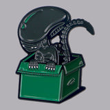 Xenomorph Alien Trash Pin