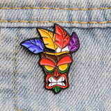 Aku Aku Tribal Mask Pin