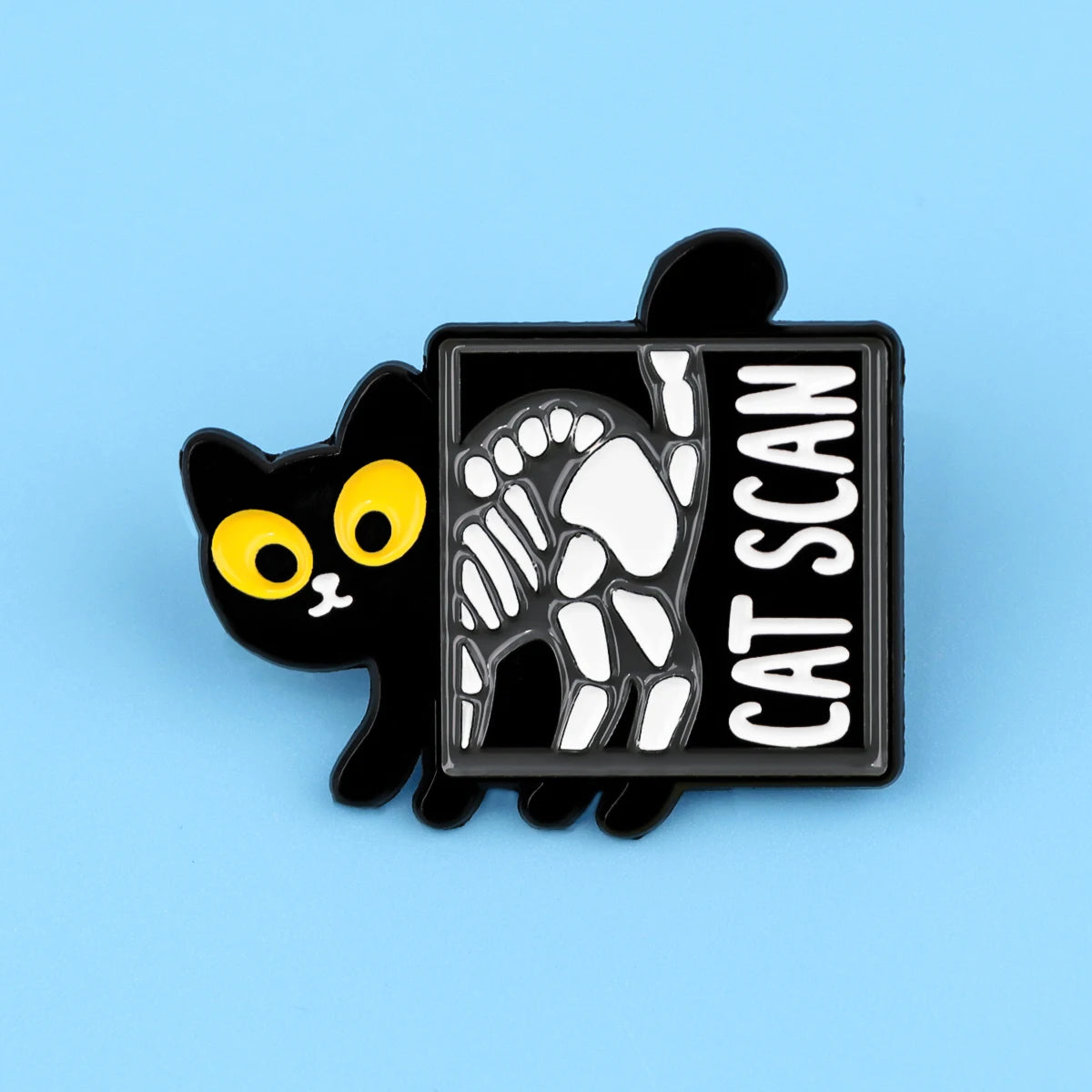 Black Cat Scan Pin