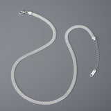 Royal Fashion 925 Sterling Silver Chain Necklace