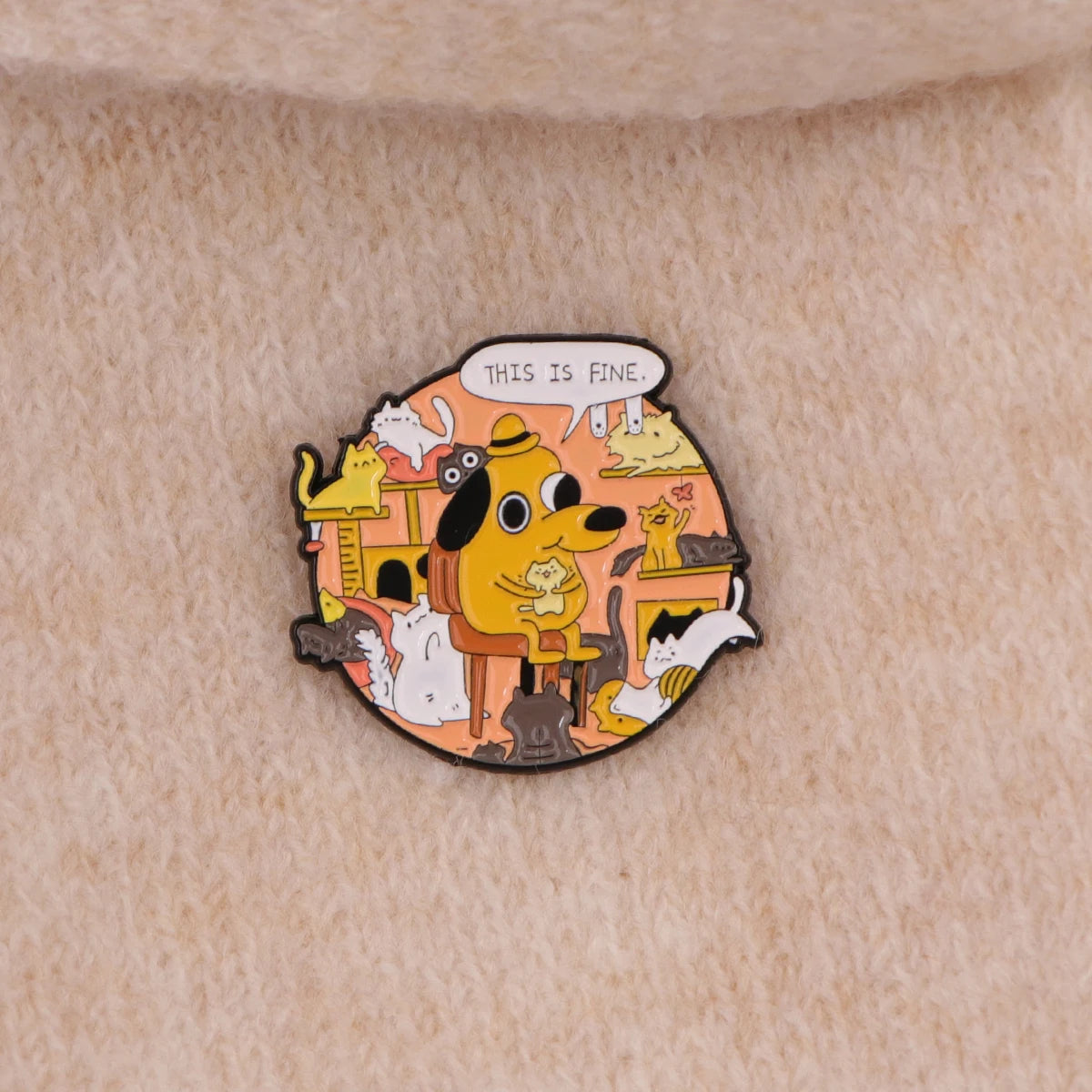 This is Fine Dog Pin