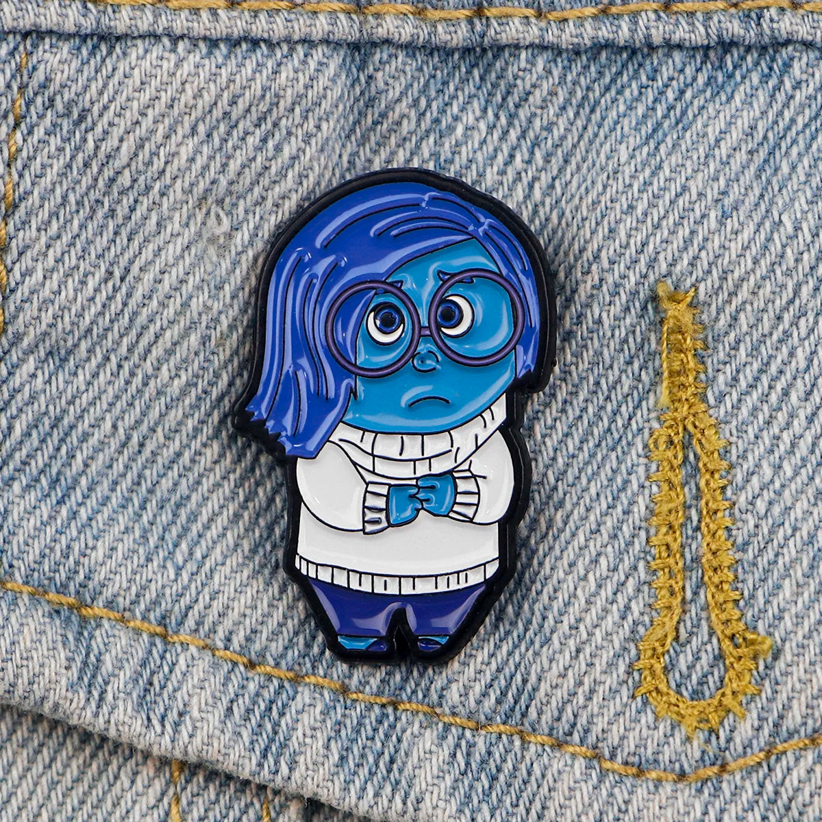 Sadness Inside Out Pin