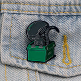 Xenomorph Alien Trash Pin