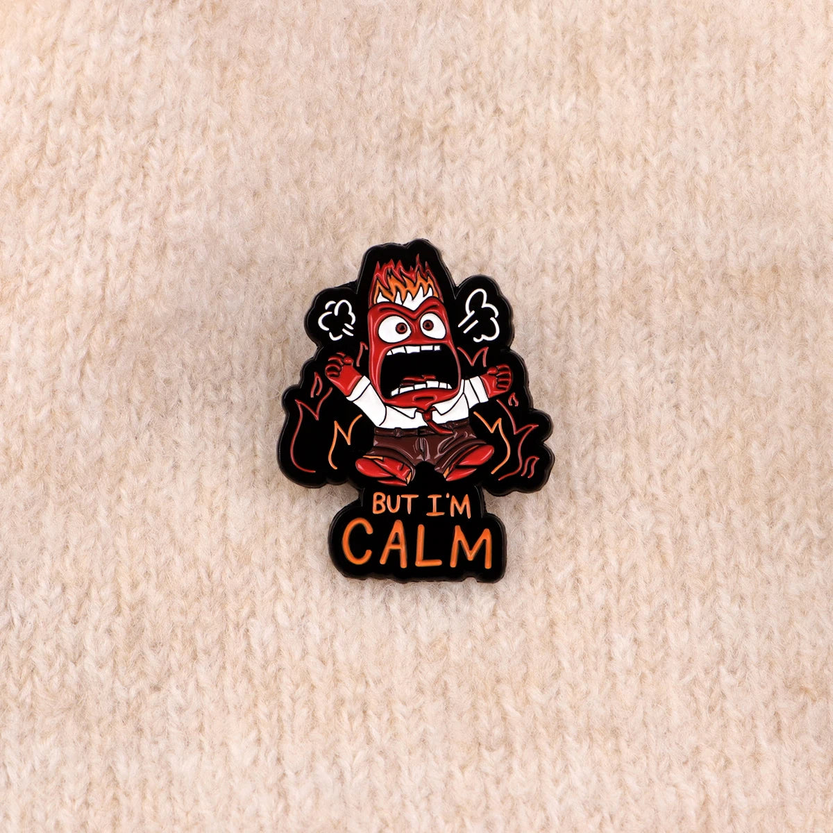 Angry Emotion Enamel Pin