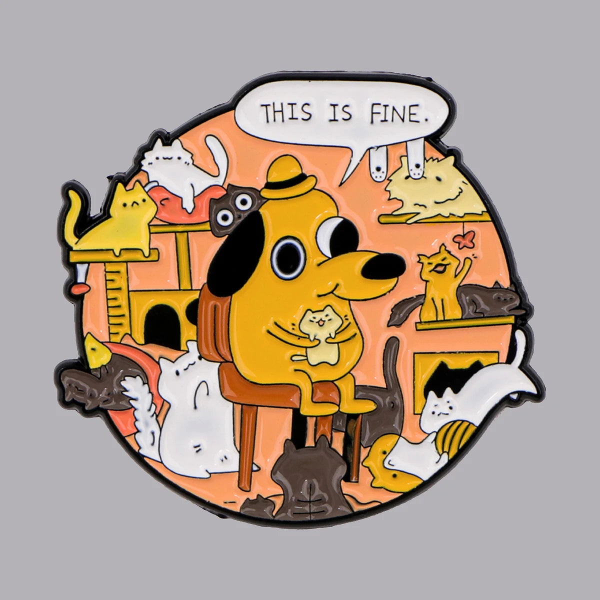 This is Fine Dog Pin