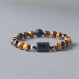 Zodiac Sign Golden Confidence Tiger Eye Bracelet