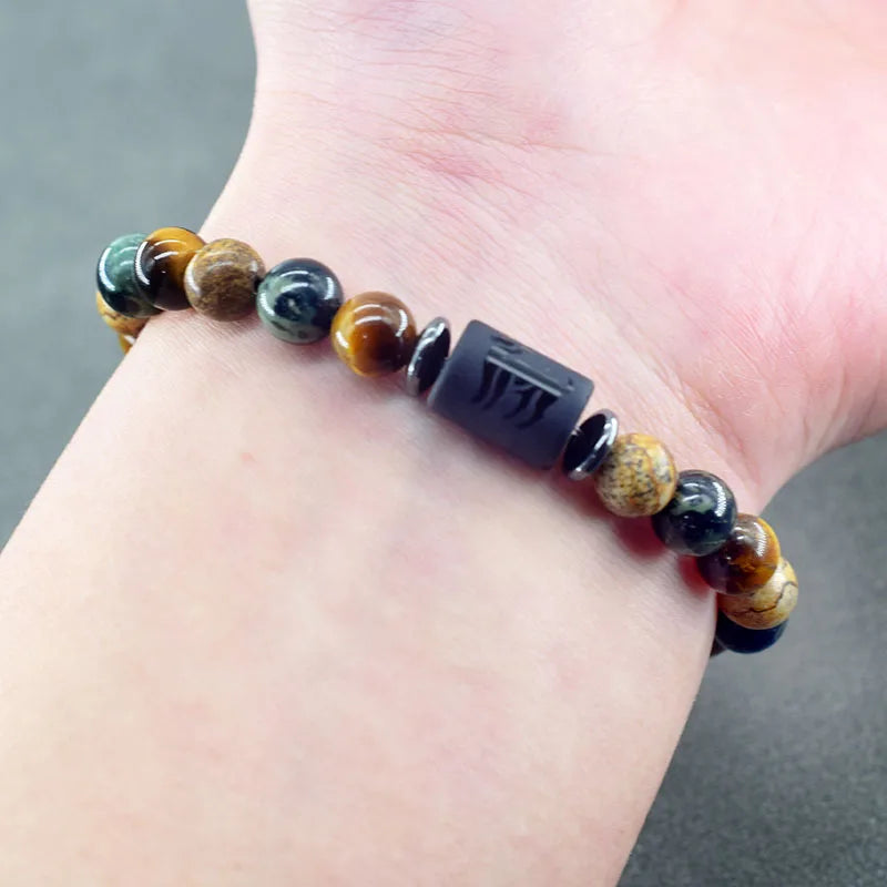 Zodiac Sign Energy Tiger Eye Bracelet