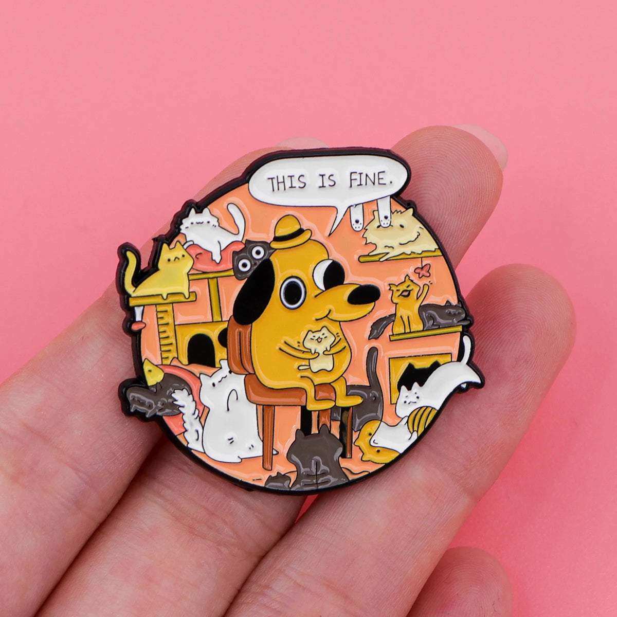 This is Fine Dog Pin