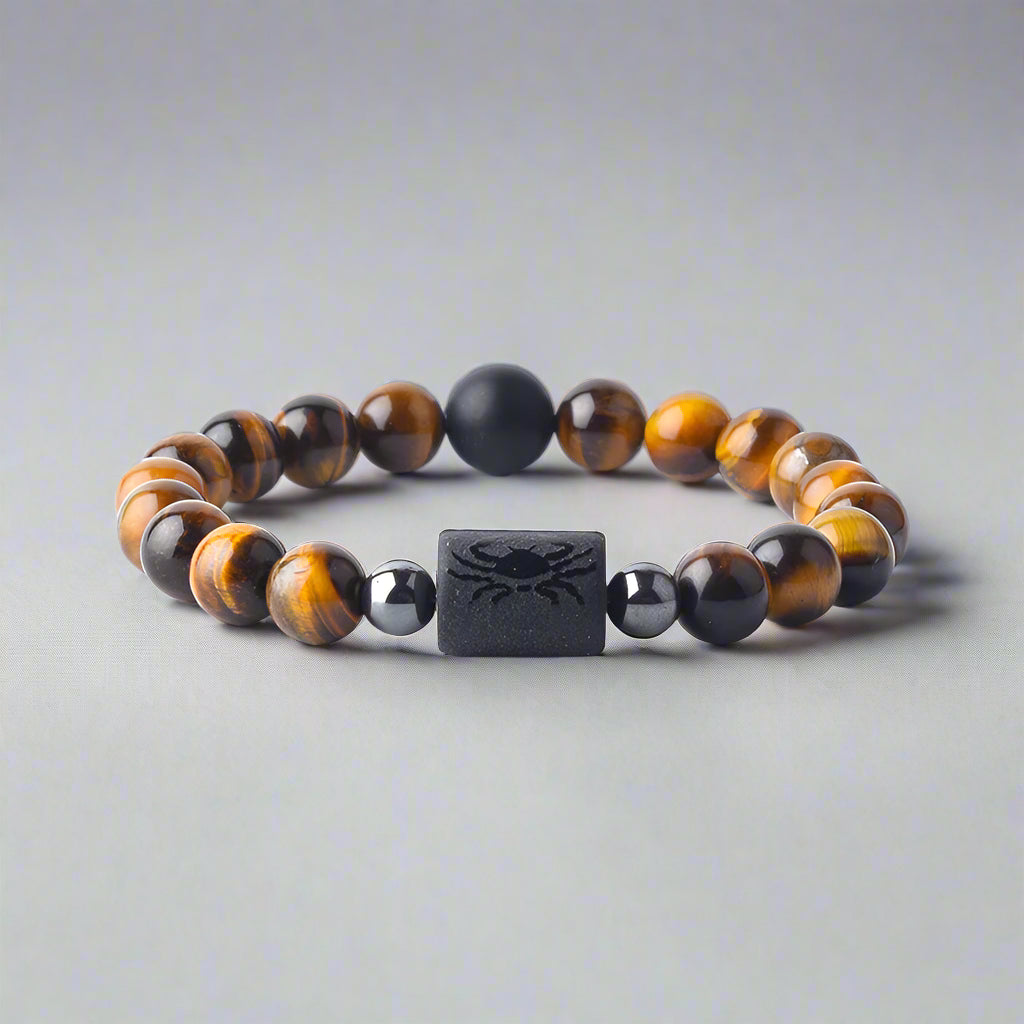 Zodiac Sign Golden Confidence Tiger Eye Bracelet