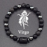 Zodiac Sign Grounded Strength Hematite Bracelet