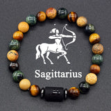 Zodiac Sign Balance & Strength Stone Bracelet