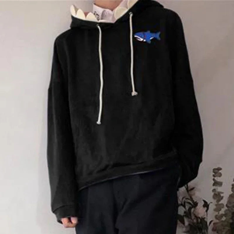 Sharky™ Kawaii Loose Hoodie