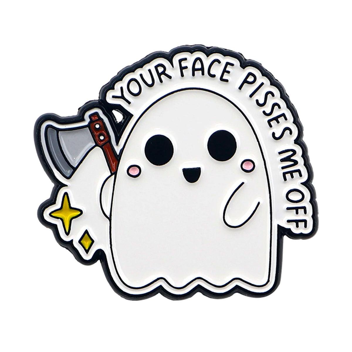 Spooky Ghost Meme Pin