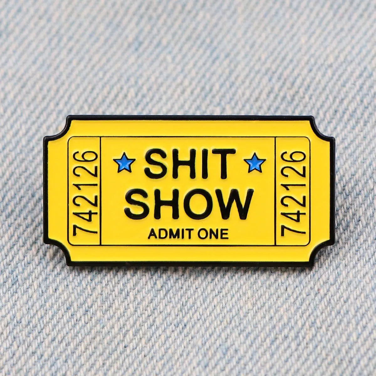 Golden Ticket Enamel Pin