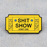 Golden Ticket Enamel Pin