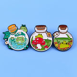 Potion Bottle Frog Pins