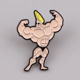 Muscle Flex Bro Pin