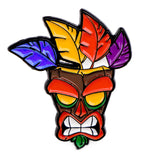 Aku Aku Tribal Mask Pin