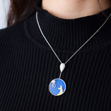 Blue Marine Majesty Pendant Necklace