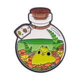 Potion Bottle Frog Pins