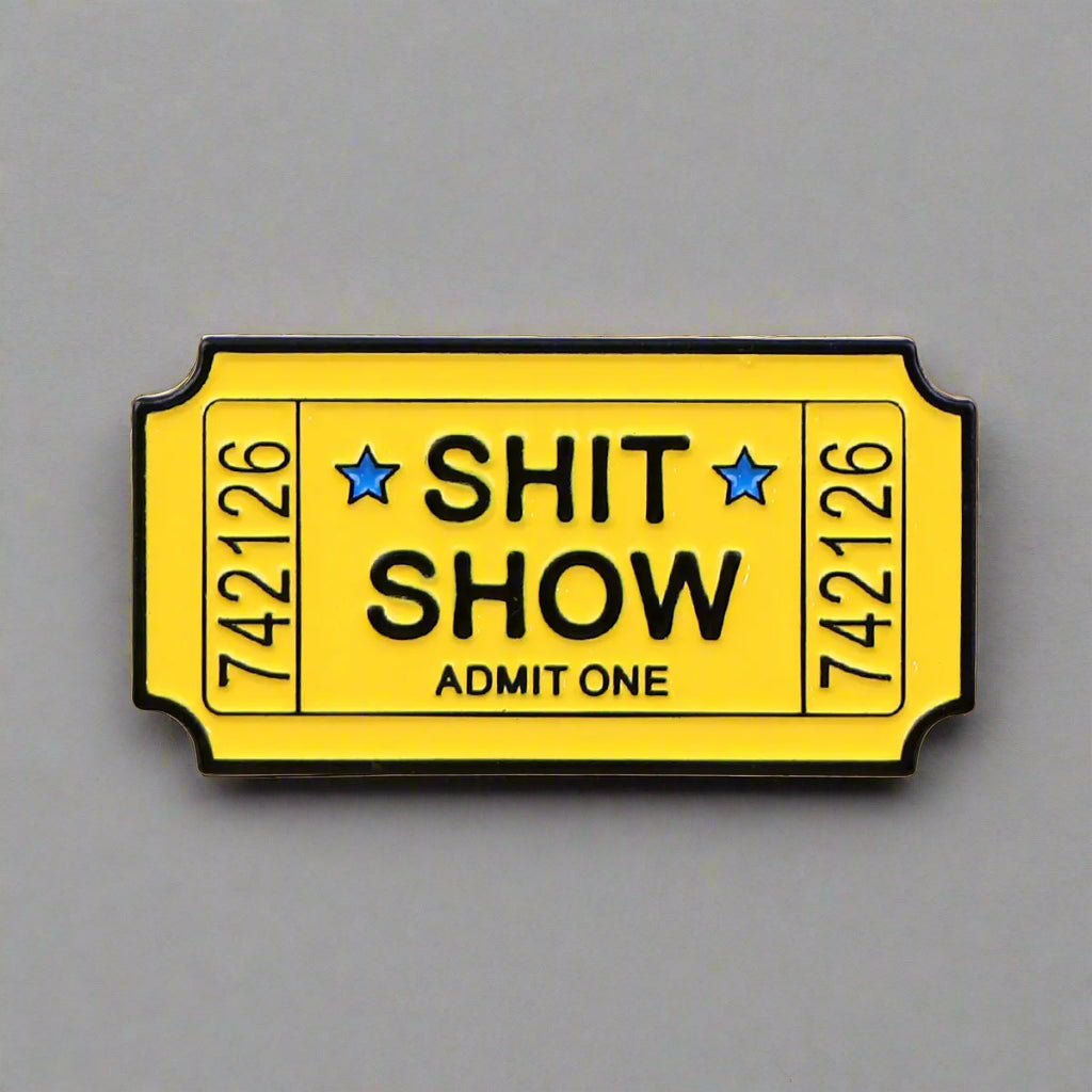 Golden Ticket Enamel Pin