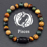 Zodiac Sign Balance & Strength Stone Bracelet