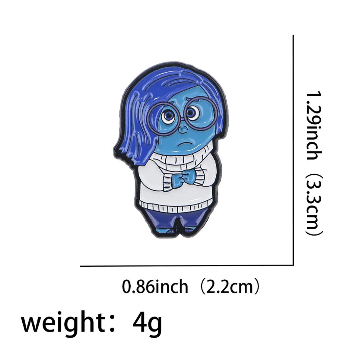 Sadness Inside Out Pin