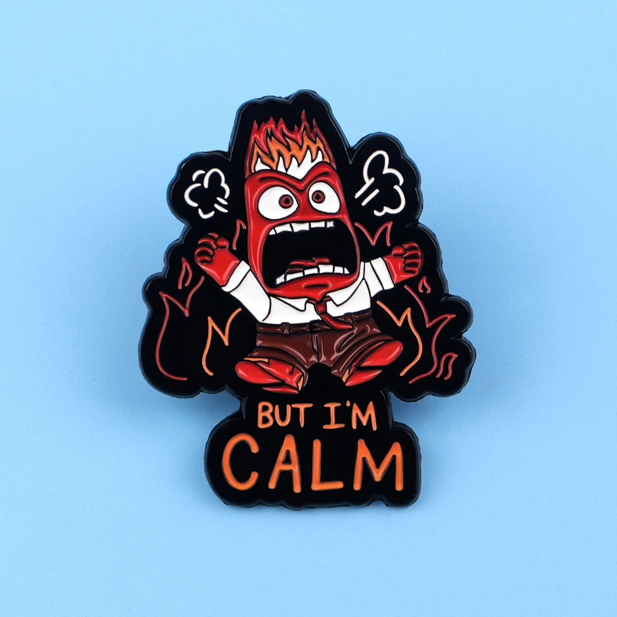 Angry Emotion Enamel Pin