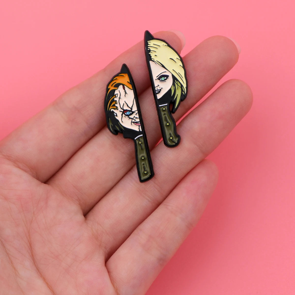 Slasher Horror Movie Pins