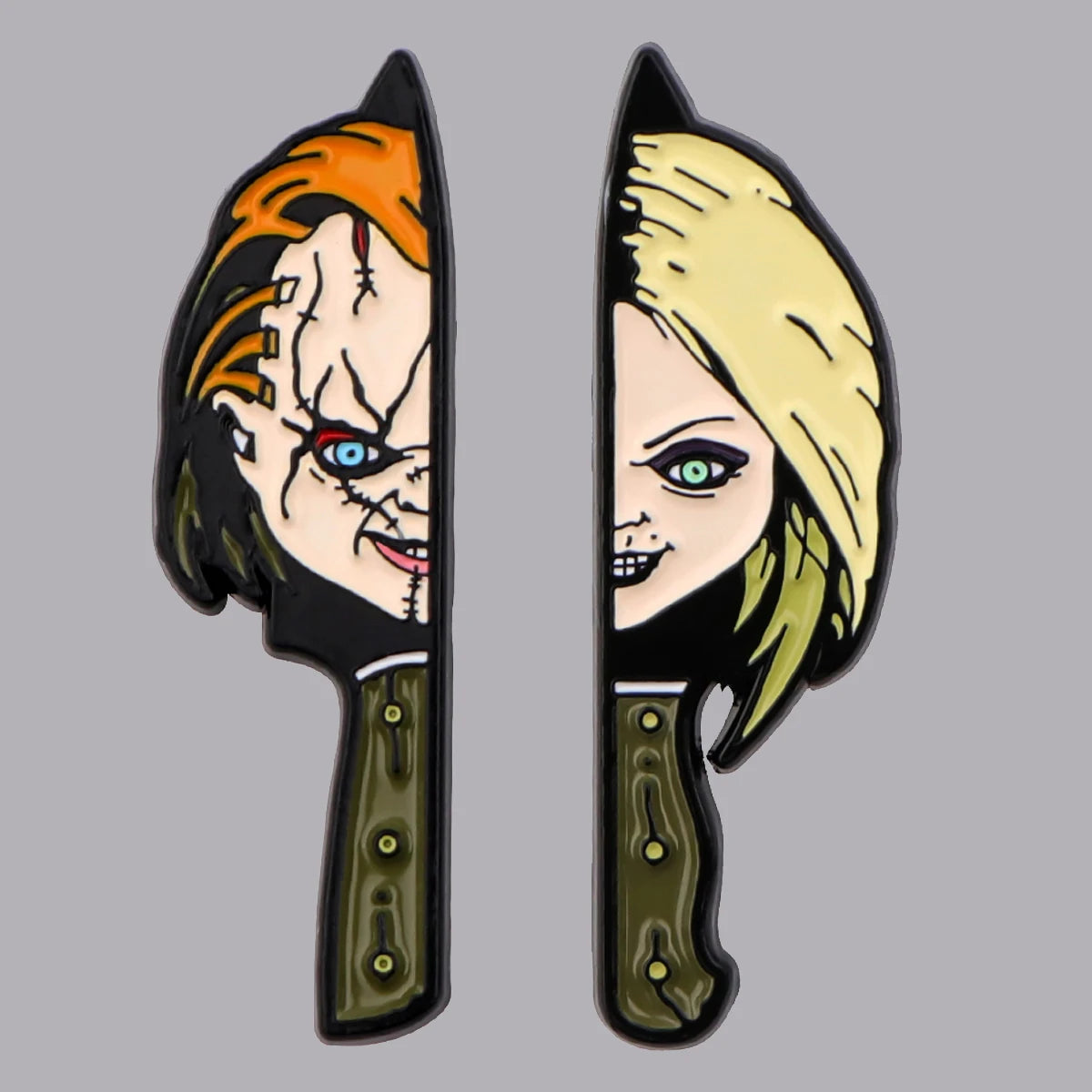 Slasher Horror Movie Pins