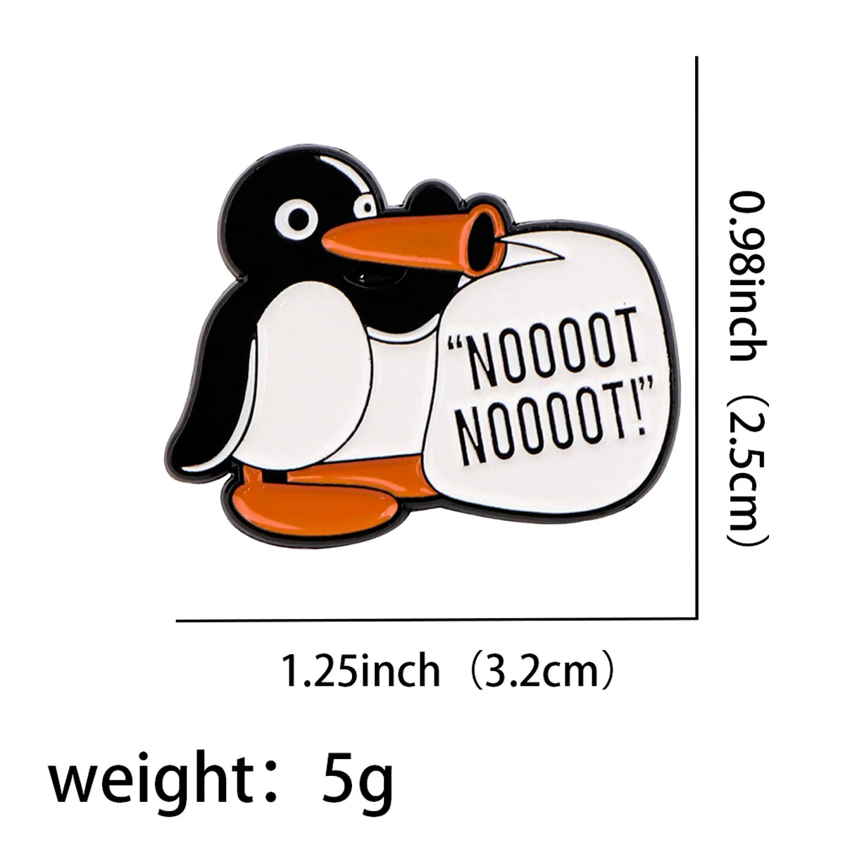 Nooot Nooot Penguin Pin