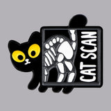 Black Cat Scan Pin