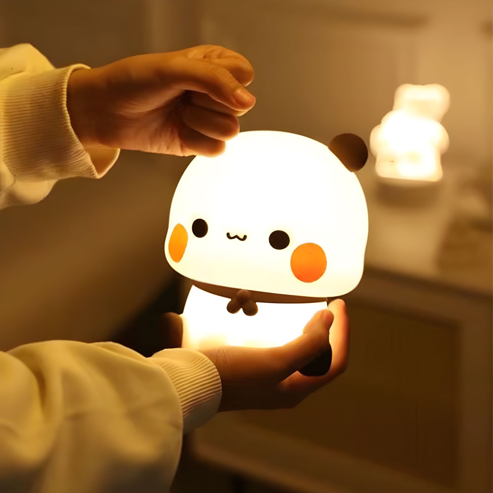 SiaShine™ Kawaii Bubu & Dudu Panda Night Light