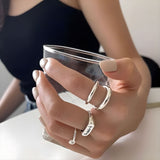 Silver Geometric Septet Collection