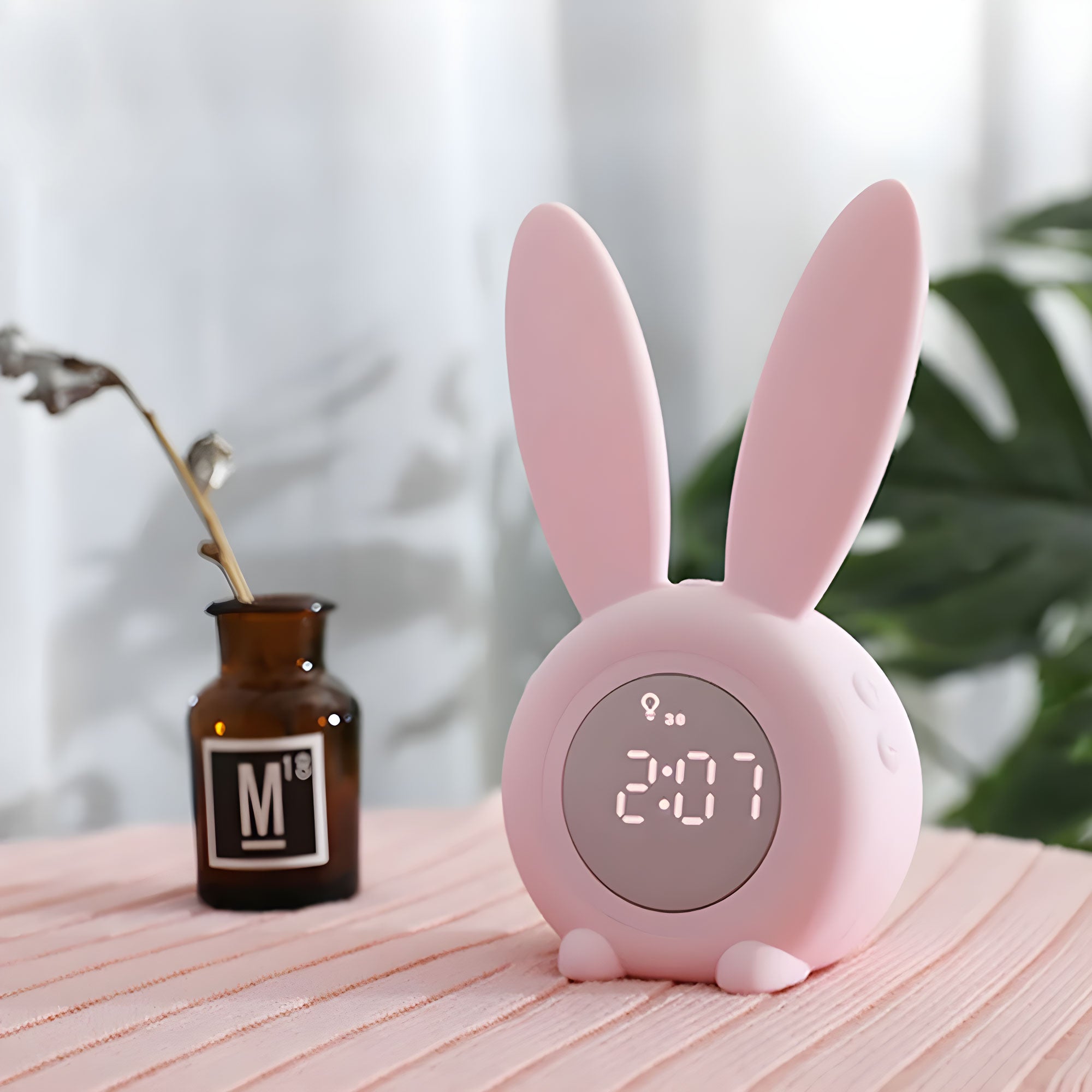 SimiSoft™ BunnyTime LED Digital Alarm