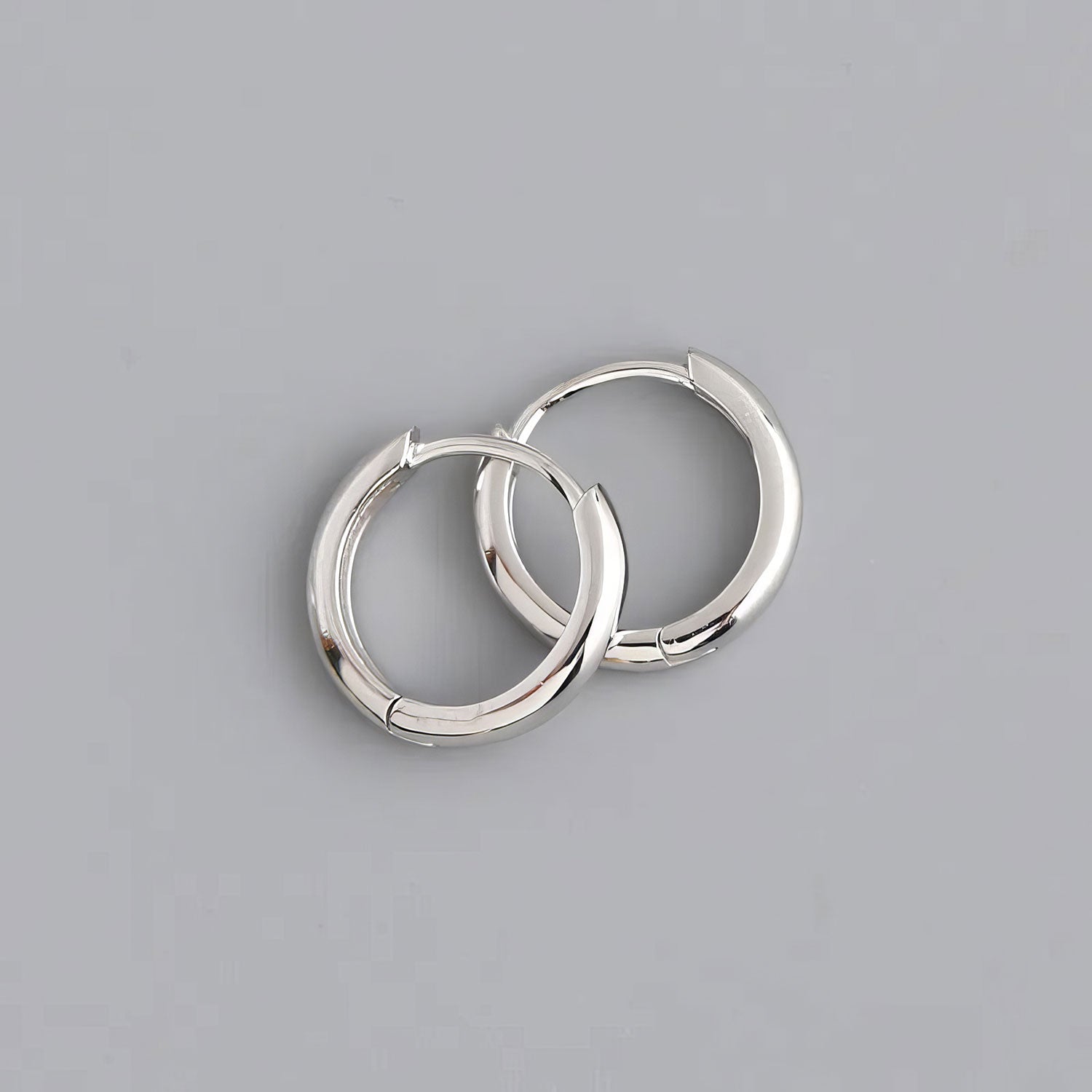 Sleek Circular Earrings