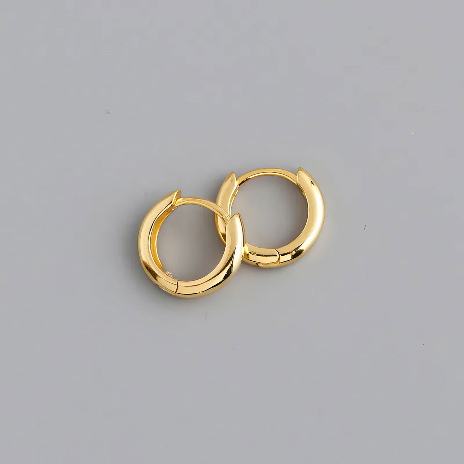 Sleek Circular Earrings