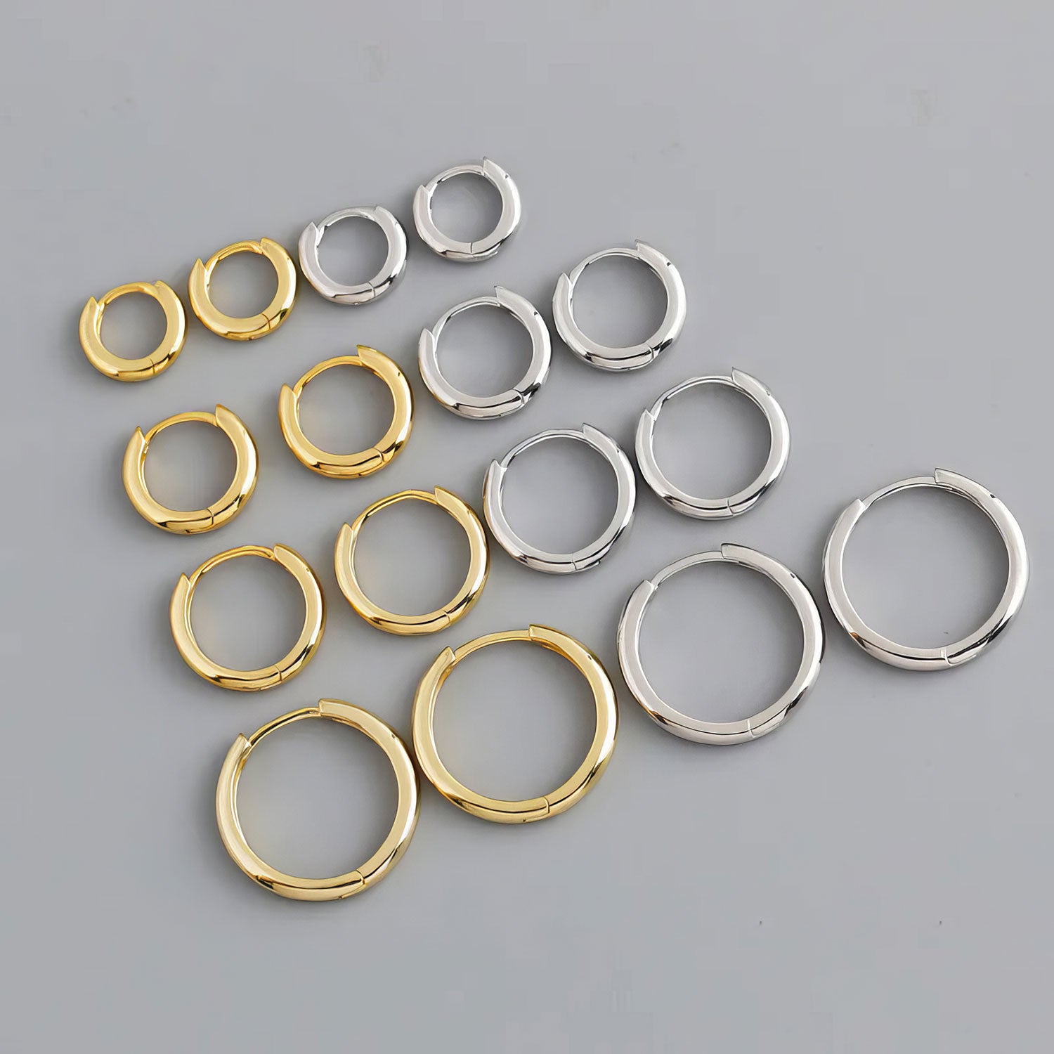 Sleek Circular Earrings