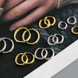 Sleek Circular Earrings