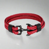 red leather bracelet