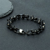 black chain bracelet