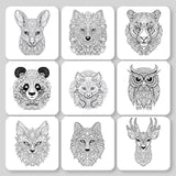 Animals Mandala Patterns Digital & Printable Coloring Book