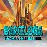 Barcelona Mandala Digital & Printable Coloring Book